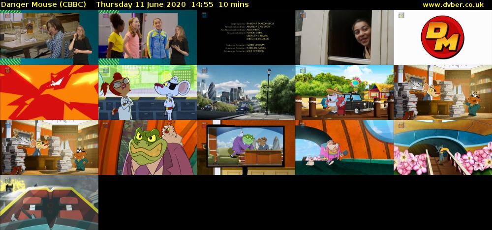 Danger Mouse (CBBC) Thursday 11 June 2020 14:55 - 15:05