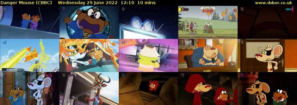 Danger Mouse (CBBC) Wednesday 29 June 2022 12:10 - 12:20