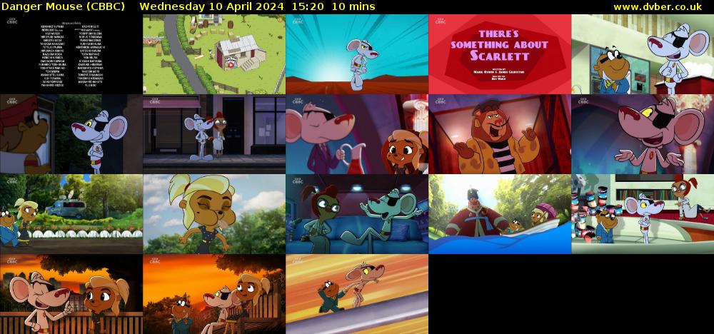 Danger Mouse (CBBC) Wednesday 10 April 2024 15:20 - 15:30