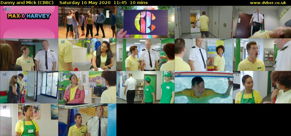 Danny and Mick (CBBC) Saturday 16 May 2020 11:45 - 11:55