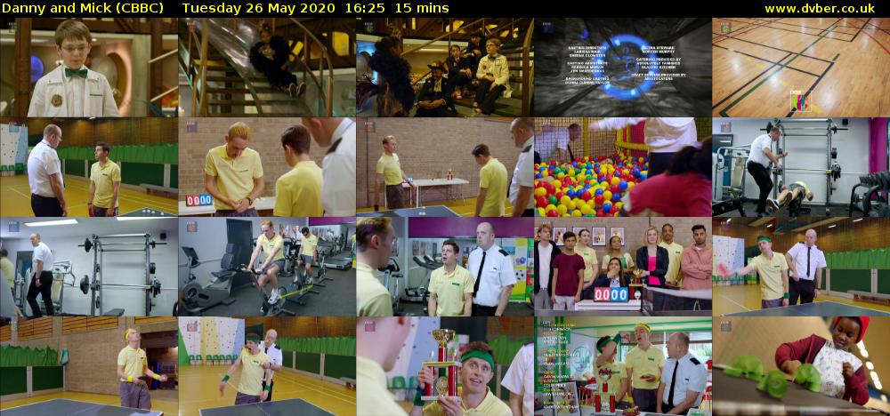 Danny and Mick (CBBC) Tuesday 26 May 2020 16:25 - 16:40
