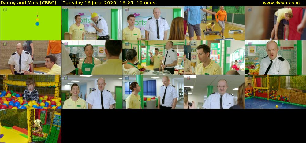 Danny and Mick (CBBC) Tuesday 16 June 2020 16:25 - 16:35