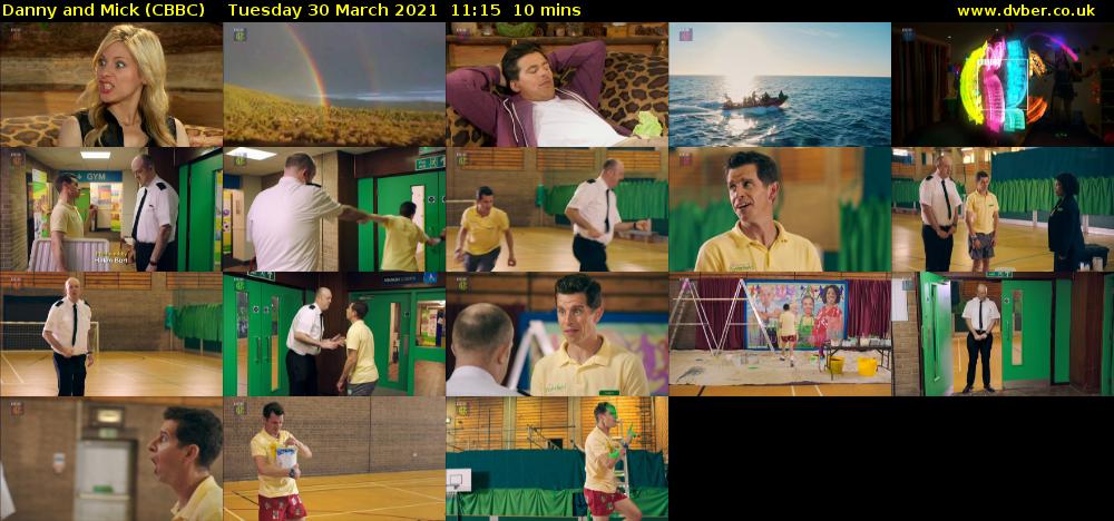 Danny and Mick (CBBC) Tuesday 30 March 2021 11:15 - 11:25