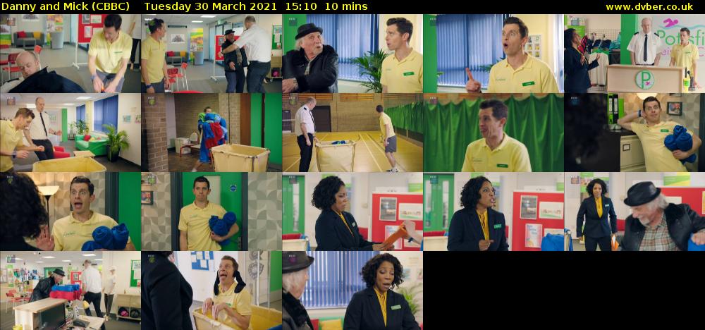 Danny and Mick (CBBC) Tuesday 30 March 2021 15:10 - 15:20