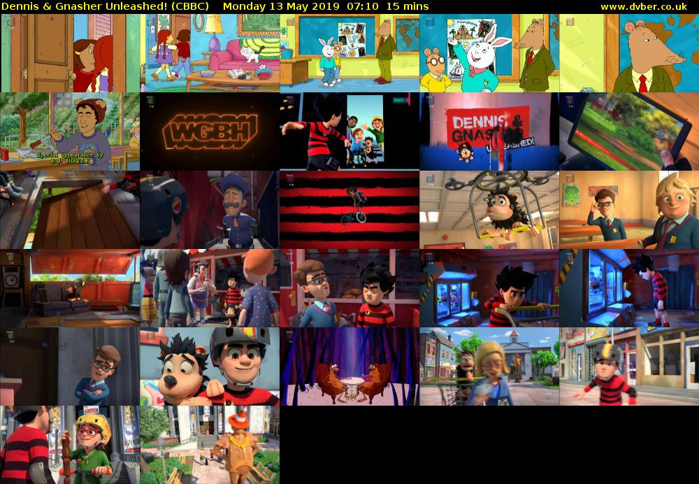 Dennis & Gnasher Unleashed! (CBBC) Monday 13 May 2019 07:10 - 07:25