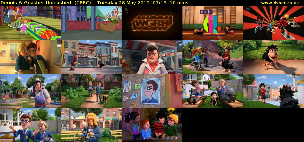 Dennis & Gnasher Unleashed! (CBBC) Tuesday 28 May 2019 07:15 - 07:25