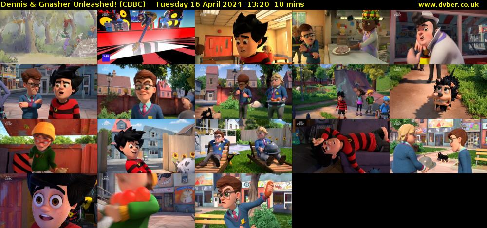 Dennis & Gnasher Unleashed! (CBBC) Tuesday 16 April 2024 13:20 - 13:30