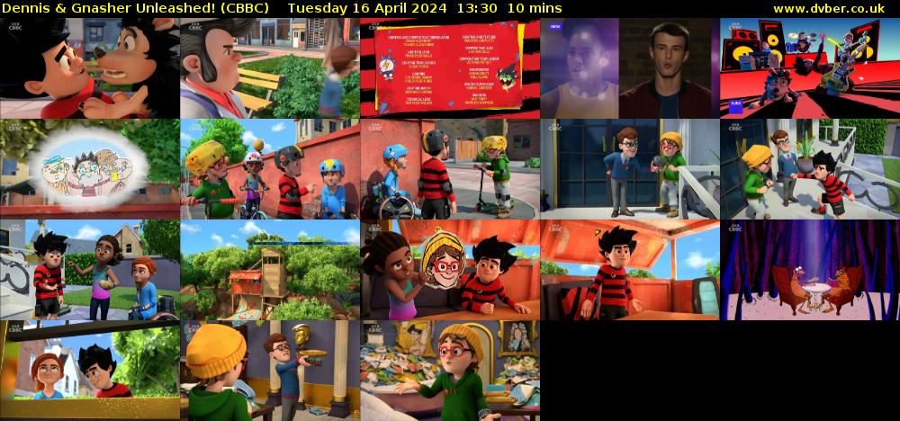 Dennis & Gnasher Unleashed! (CBBC) Tuesday 16 April 2024 13:30 - 13:40