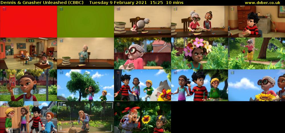 Dennis & Gnasher Unleashed (CBBC) Tuesday 9 February 2021 15:25 - 15:35