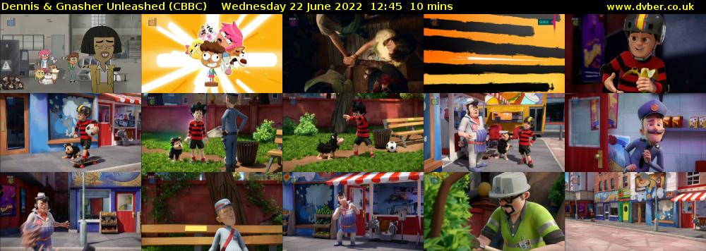 Dennis & Gnasher Unleashed (CBBC) Wednesday 22 June 2022 12:45 - 12:55