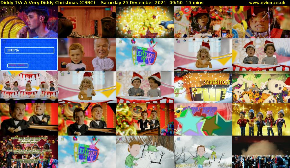 Diddy TV: A Very Diddy Christmas (CBBC) Saturday 25 December 2021 09:50 - 10:05