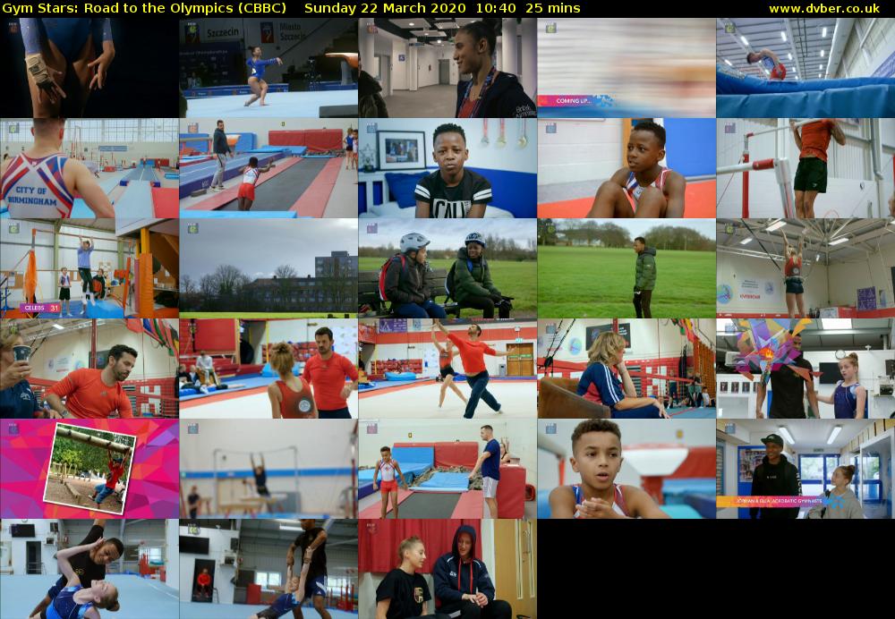 Gym Stars: Road to the Olympics (CBBC) Sunday 22 March 2020 10:40 - 11:05