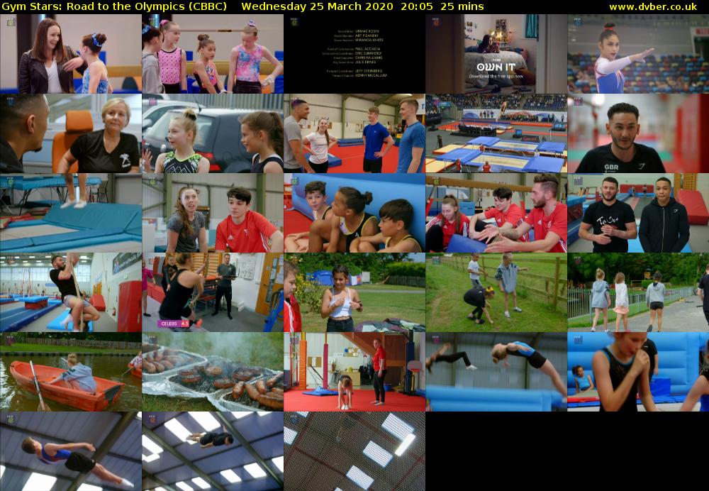 Gym Stars: Road to the Olympics (CBBC) Wednesday 25 March 2020 20:05 - 20:30