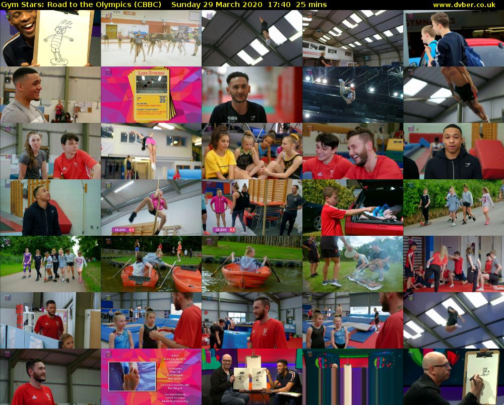 Gym Stars: Road to the Olympics (CBBC) Sunday 29 March 2020 17:40 - 18:05