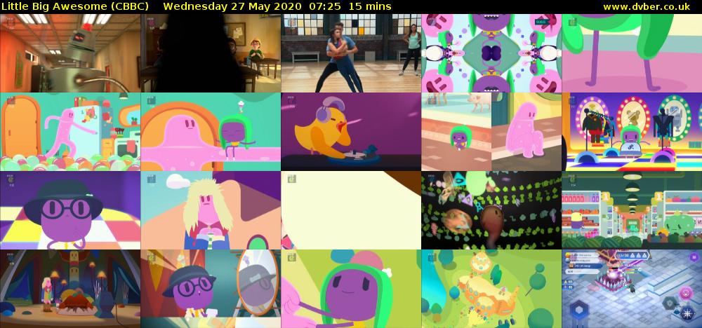 Little Big Awesome (CBBC) Wednesday 27 May 2020 07:25 - 07:40