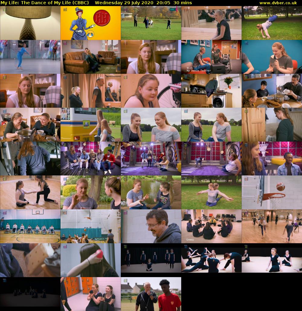My Life: The Dance of My Life (CBBC) Wednesday 29 July 2020 20:05 - 20:35