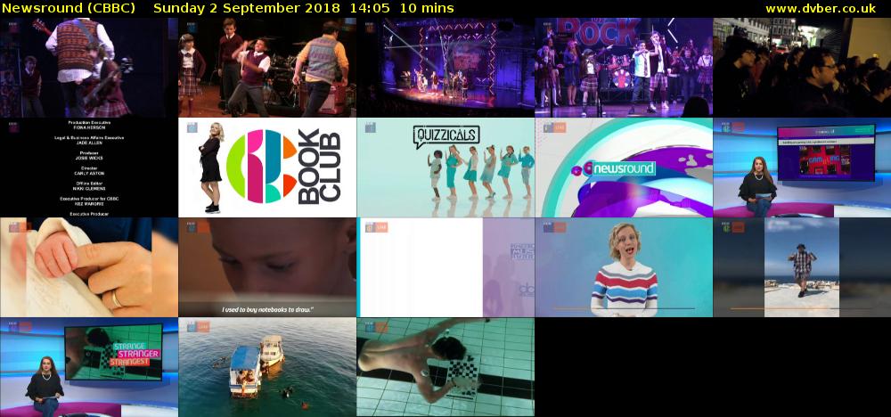 Newsround (CBBC) Sunday 2 September 2018 14:05 - 14:15