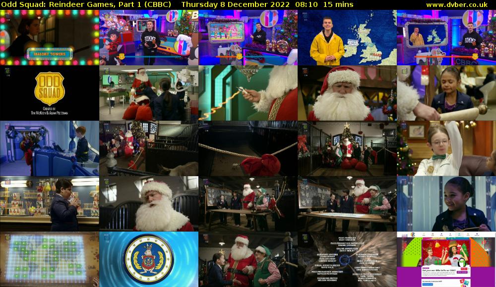 Odd Squad: Reindeer Games, Part 1 (CBBC) Thursday 8 December 2022 08:10 - 08:25