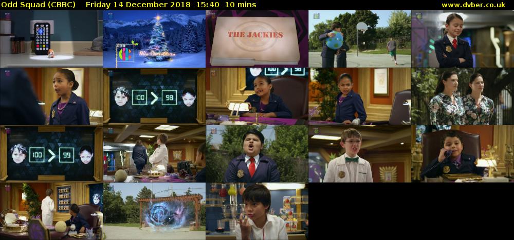 Odd Squad (CBBC) Friday 14 December 2018 15:40 - 15:50