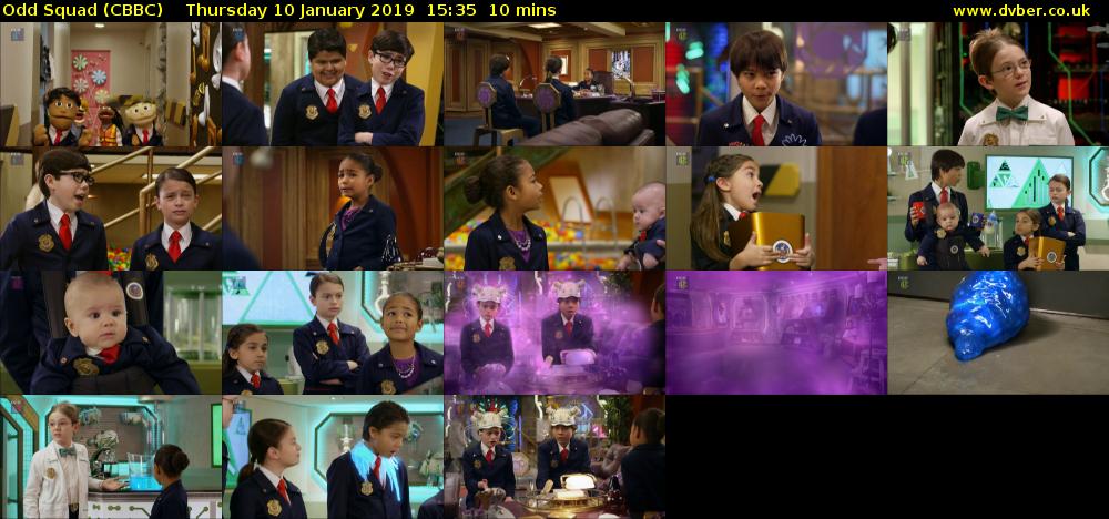 Odd Squad (CBBC) Thursday 10 January 2019 15:35 - 15:45