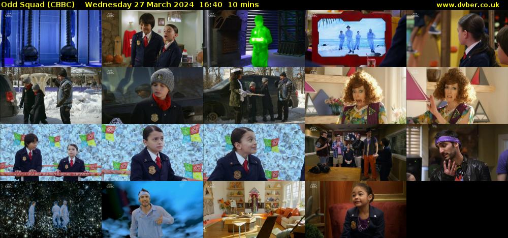 Odd Squad (CBBC) Wednesday 27 March 2024 16:40 - 16:50