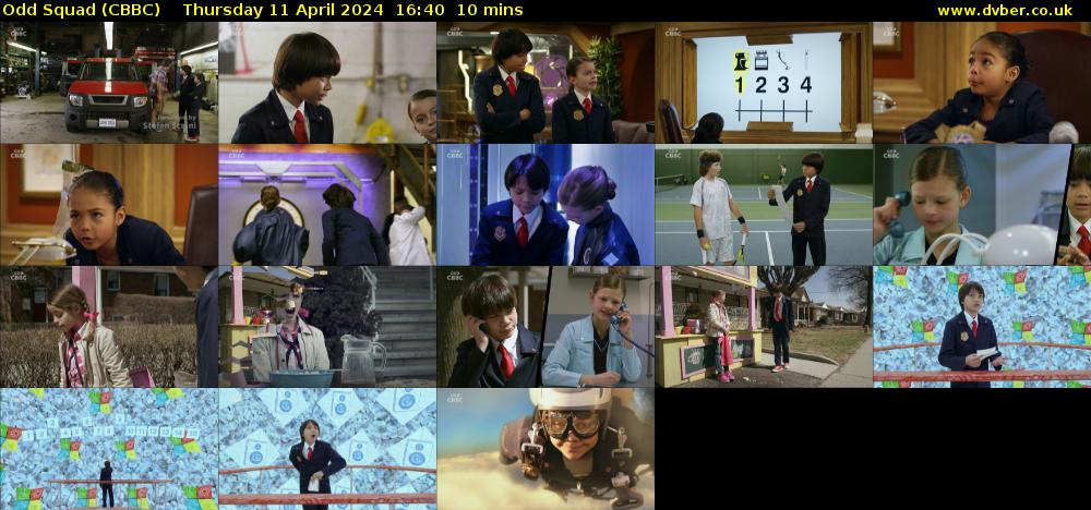 Odd Squad (CBBC) Thursday 11 April 2024 16:40 - 16:50