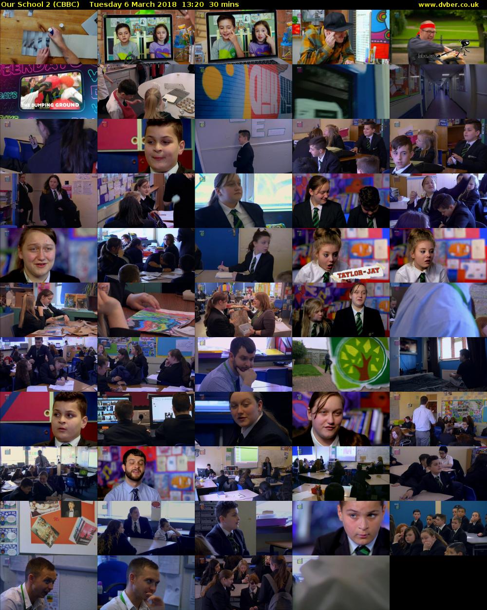 Our School 2 (CBBC) Tuesday 6 March 2018 13:20 - 13:50