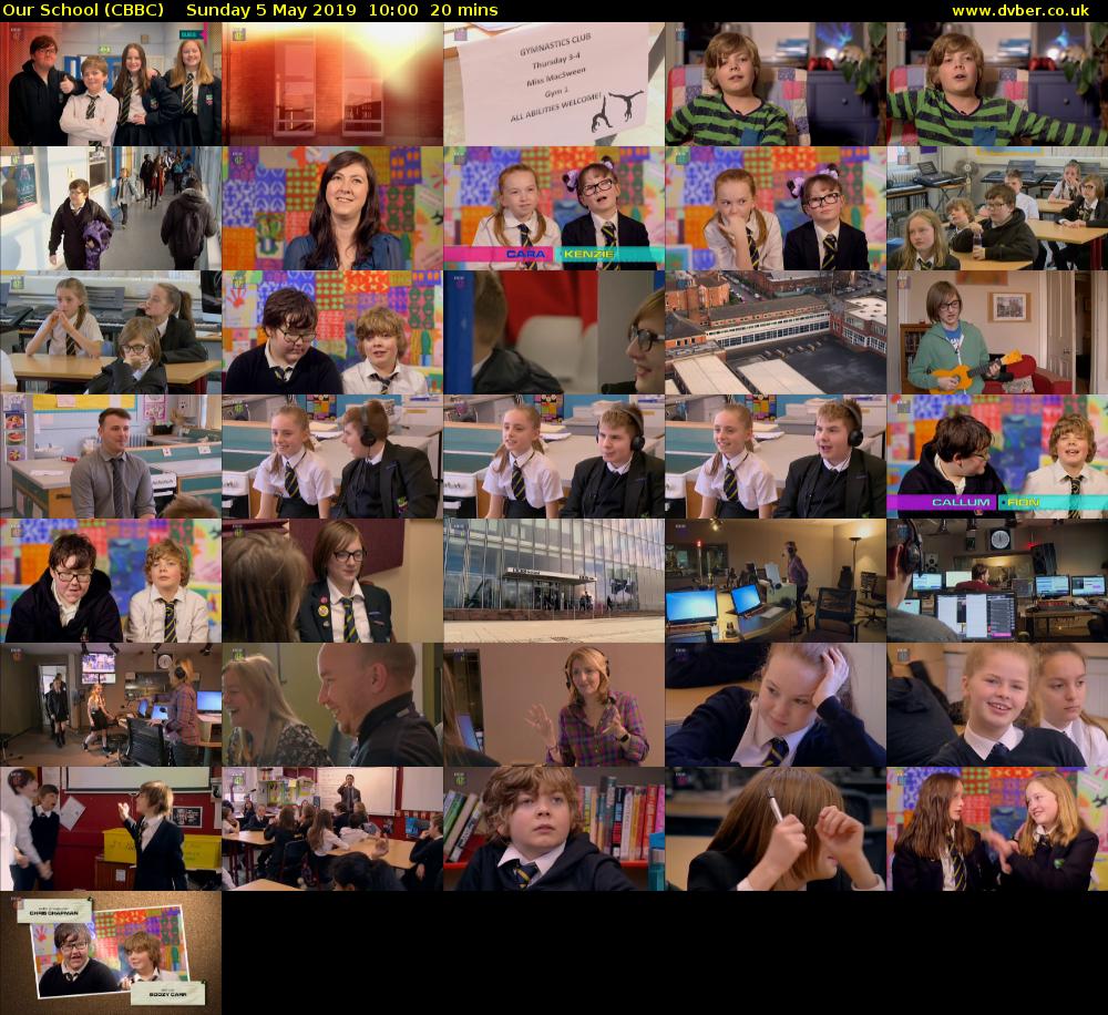 Our School (CBBC) Sunday 5 May 2019 10:00 - 10:20
