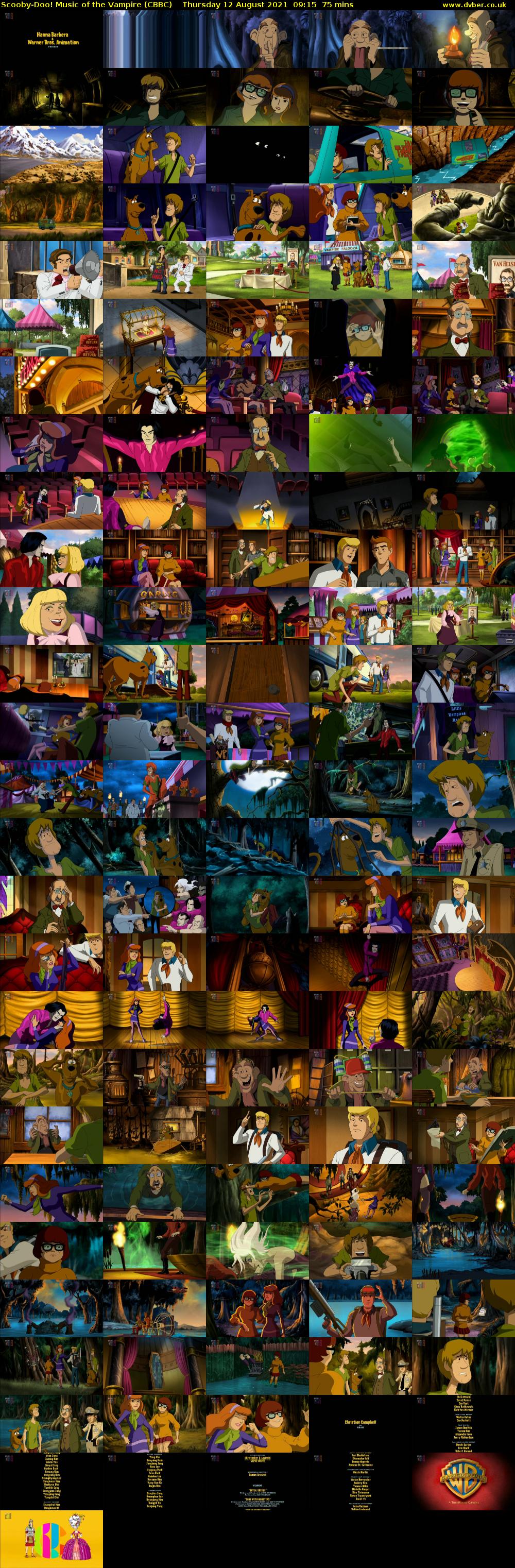 Scooby-Doo! Music of the Vampire (CBBC) Thursday 12 August 2021 09:15 - 10:30