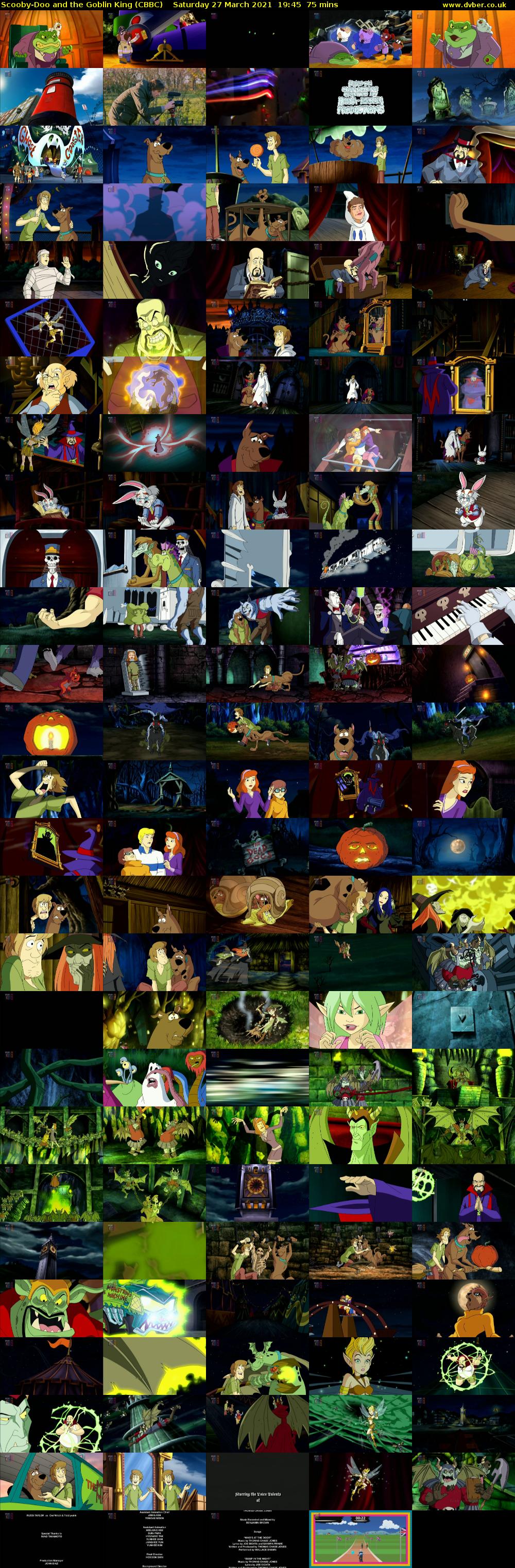 Scooby-Doo and the Goblin King (CBBC) Saturday 27 March 2021 19:45 - 21:00