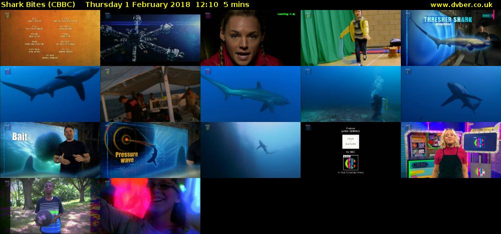 Shark Bites (CBBC) Thursday 1 February 2018 12:10 - 12:15