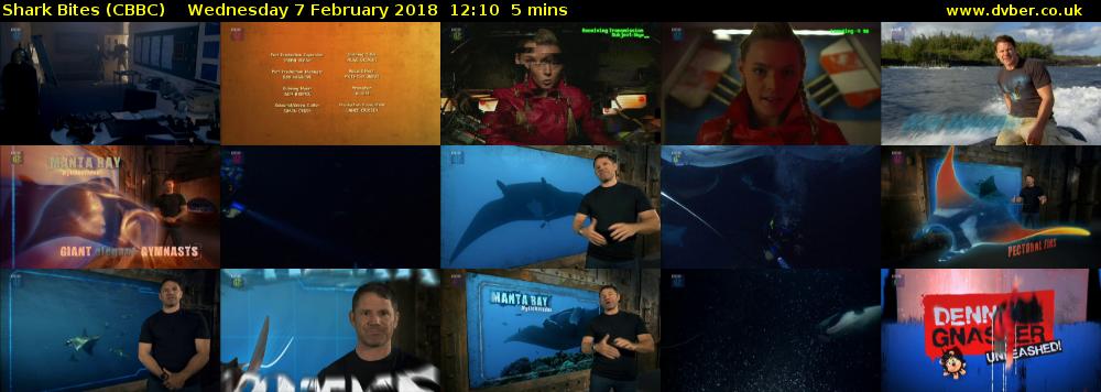 Shark Bites (CBBC) Wednesday 7 February 2018 12:10 - 12:15
