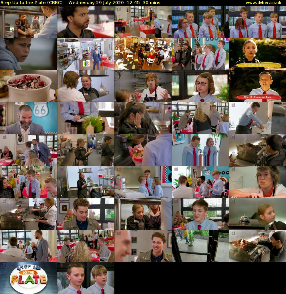 Step Up to the Plate (CBBC) Wednesday 29 July 2020 12:45 - 13:15