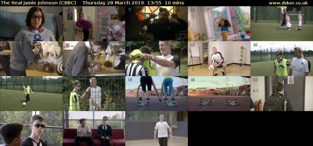 The Real Jamie Johnson (CBBC) Thursday 28 March 2019 13:55 - 14:05