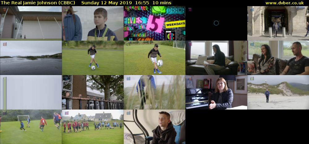 The Real Jamie Johnson (CBBC) Sunday 12 May 2019 16:55 - 17:05