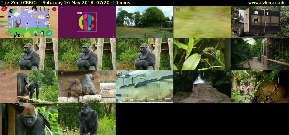 The Zoo (CBBC) Saturday 26 May 2018 07:20 - 07:30