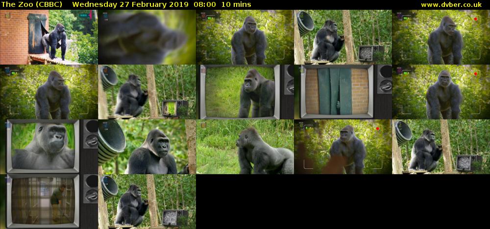 The Zoo (CBBC) Wednesday 27 February 2019 08:00 - 08:10