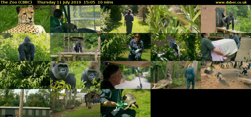 The Zoo (CBBC) Thursday 11 July 2019 15:05 - 15:15