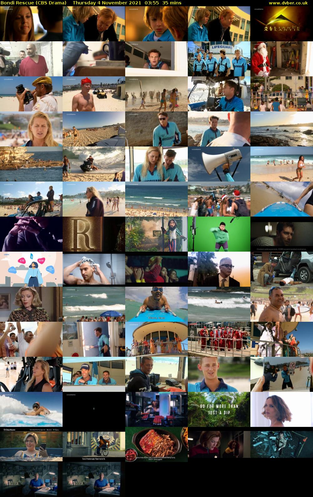 Bondi Rescue (CBS Drama) Thursday 4 November 2021 03:55 - 04:30