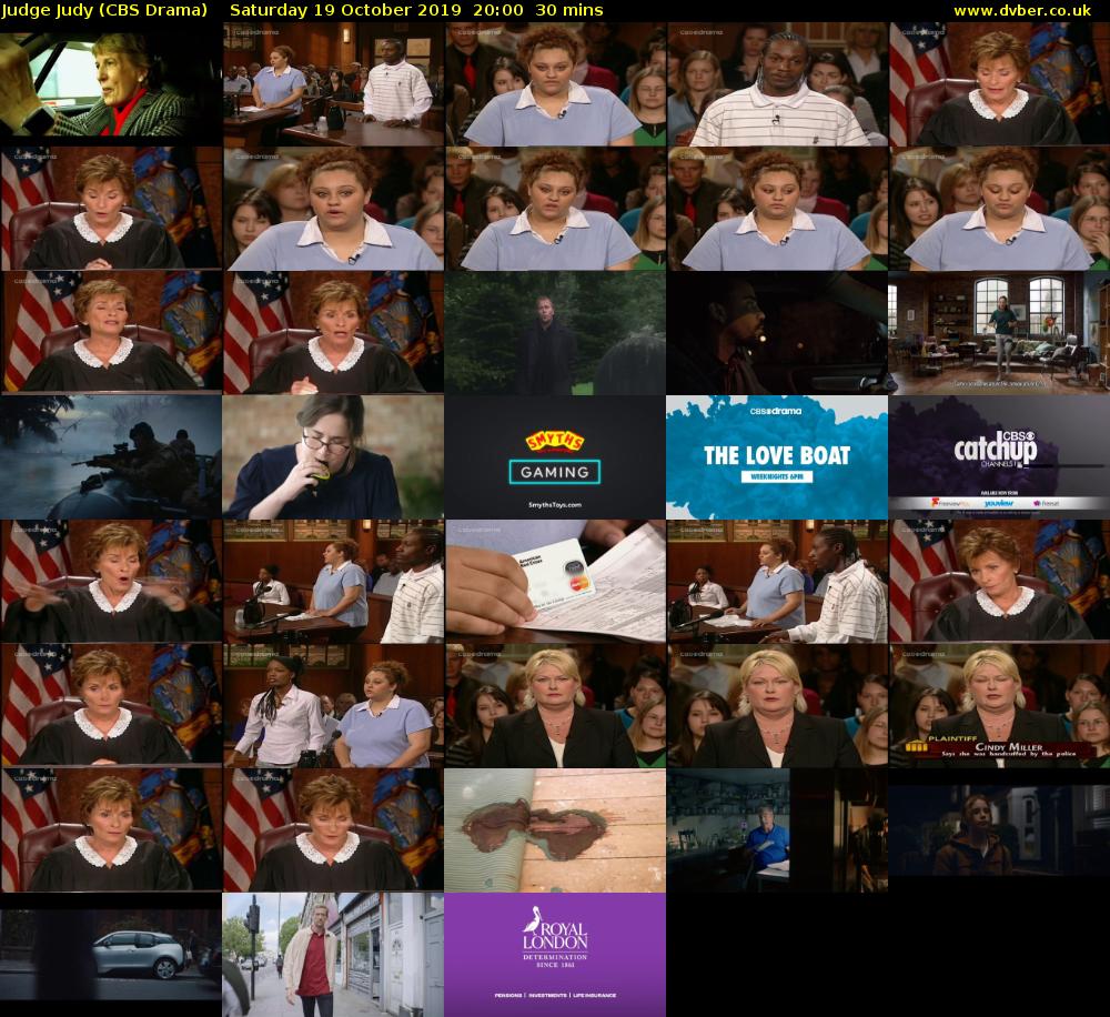 Judge Judy (CBS Drama) 201910192000
