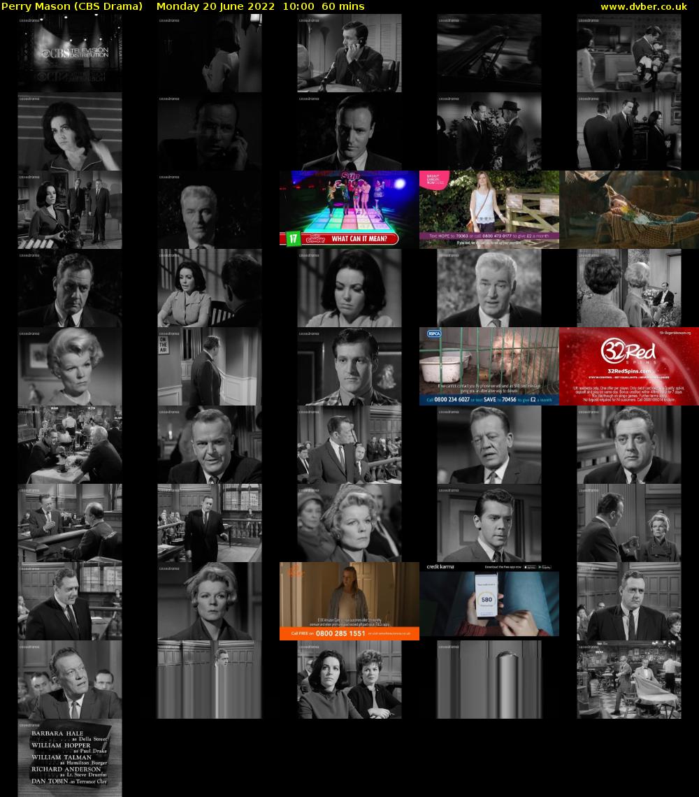 Perry Mason (CBS Drama) Monday 20 June 2022 10:00 - 11:00