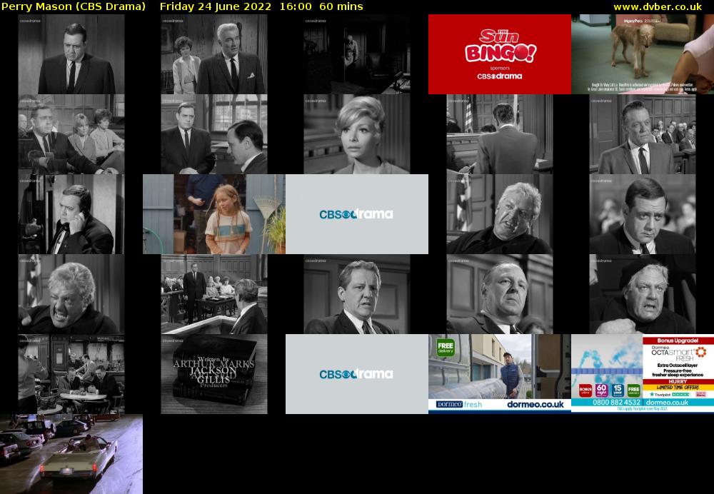 Perry Mason (CBS Drama) Friday 24 June 2022 16:00 - 17:00