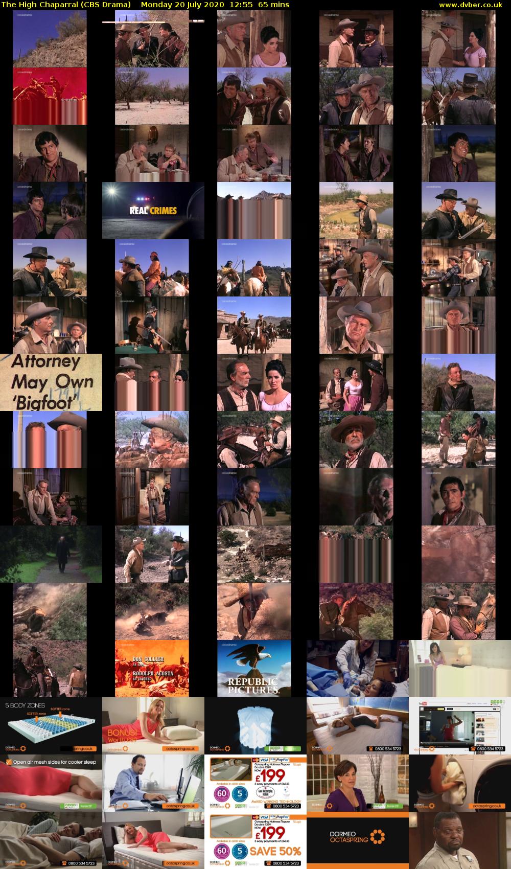 The High Chaparral (CBS Drama) Monday 20 July 2020 12:55 - 14:00