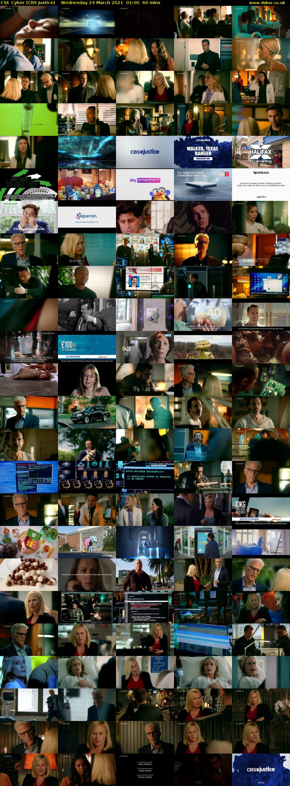 CSI: Cyber (CBS Justice) Wednesday 24 March 2021 01:00 - 02:00