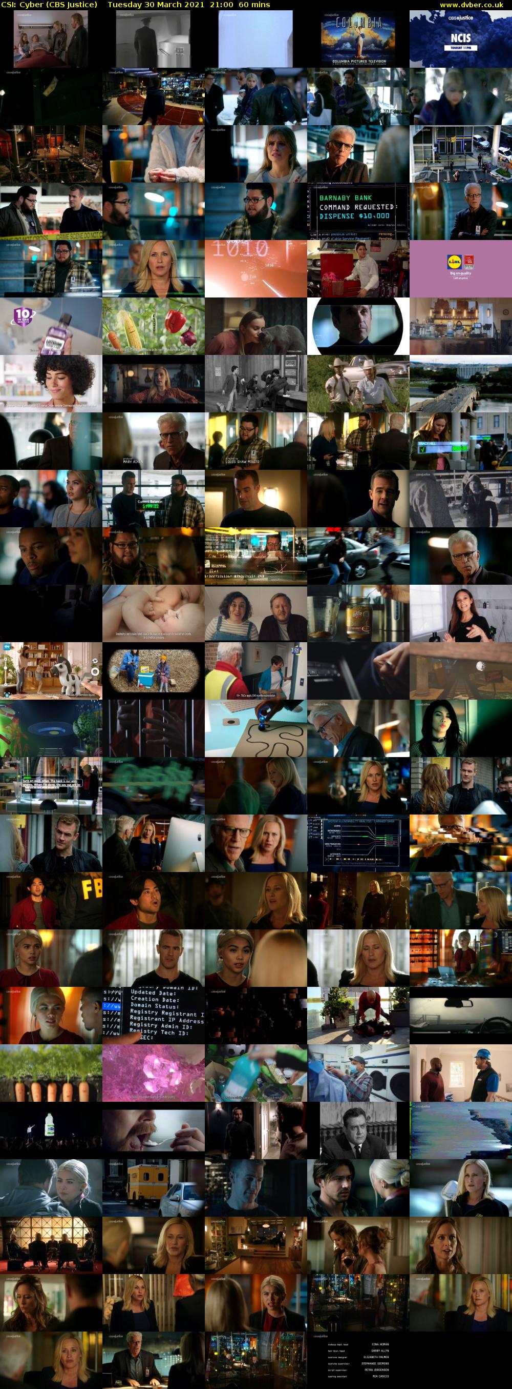 CSI: Cyber (CBS Justice) Tuesday 30 March 2021 21:00 - 22:00