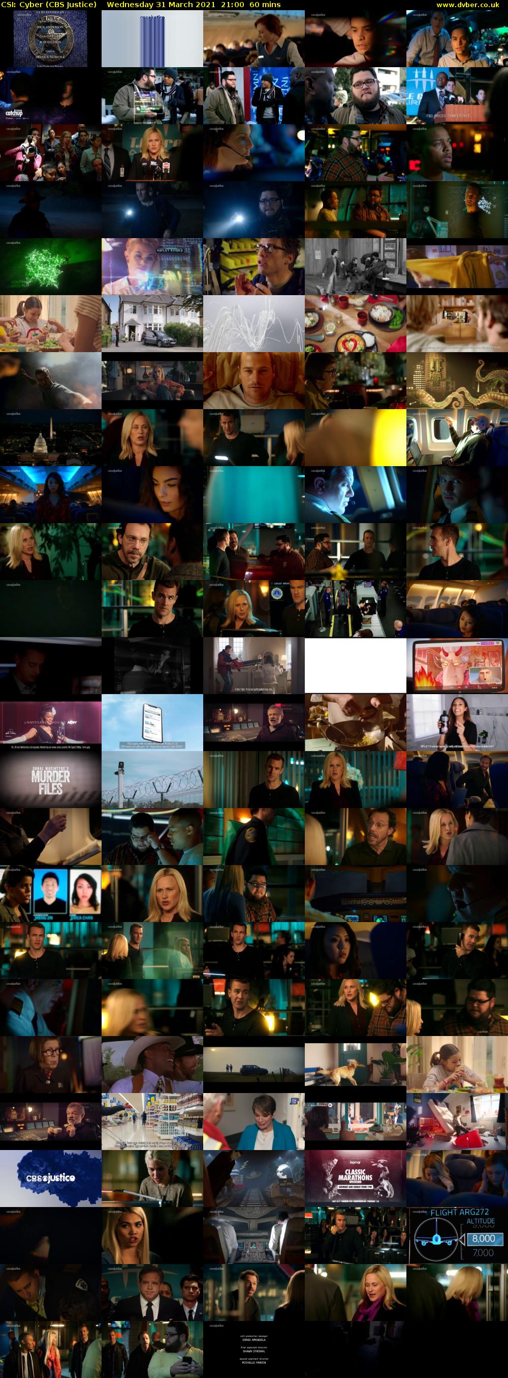CSI: Cyber (CBS Justice) Wednesday 31 March 2021 21:00 - 22:00