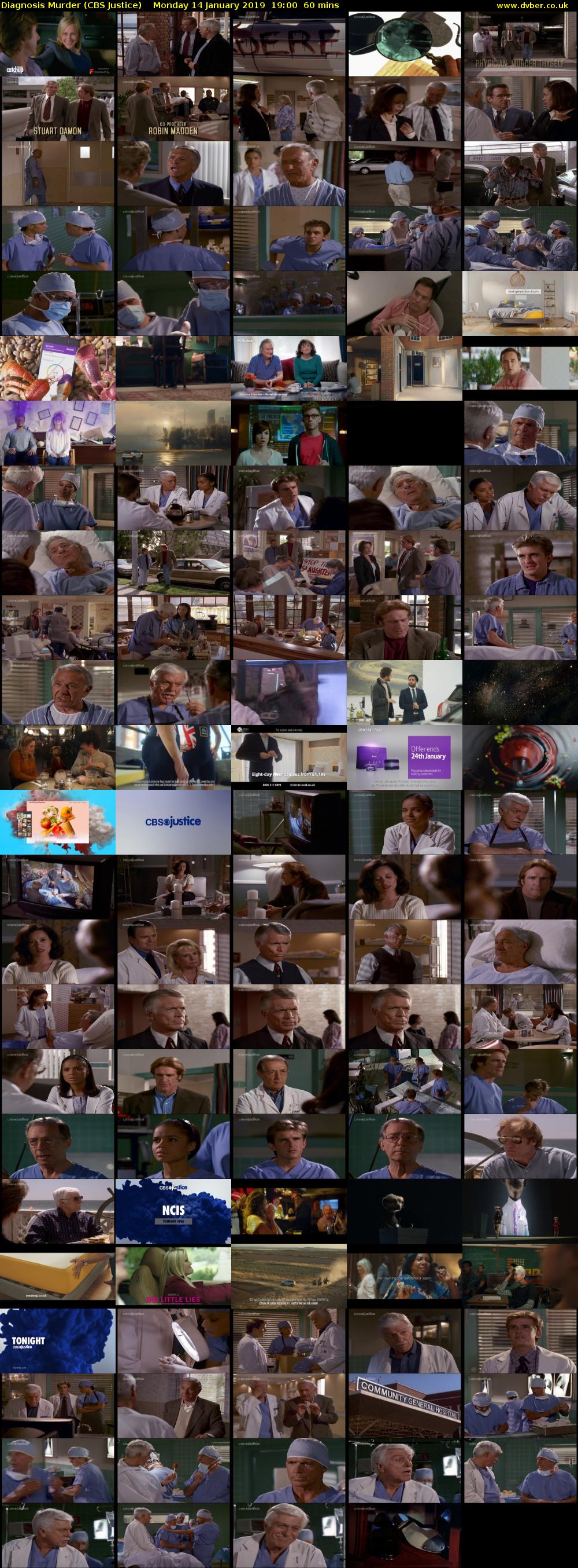 Diagnosis Murder (CBS Justice) Monday 14 January 2019 19:00 - 20:00