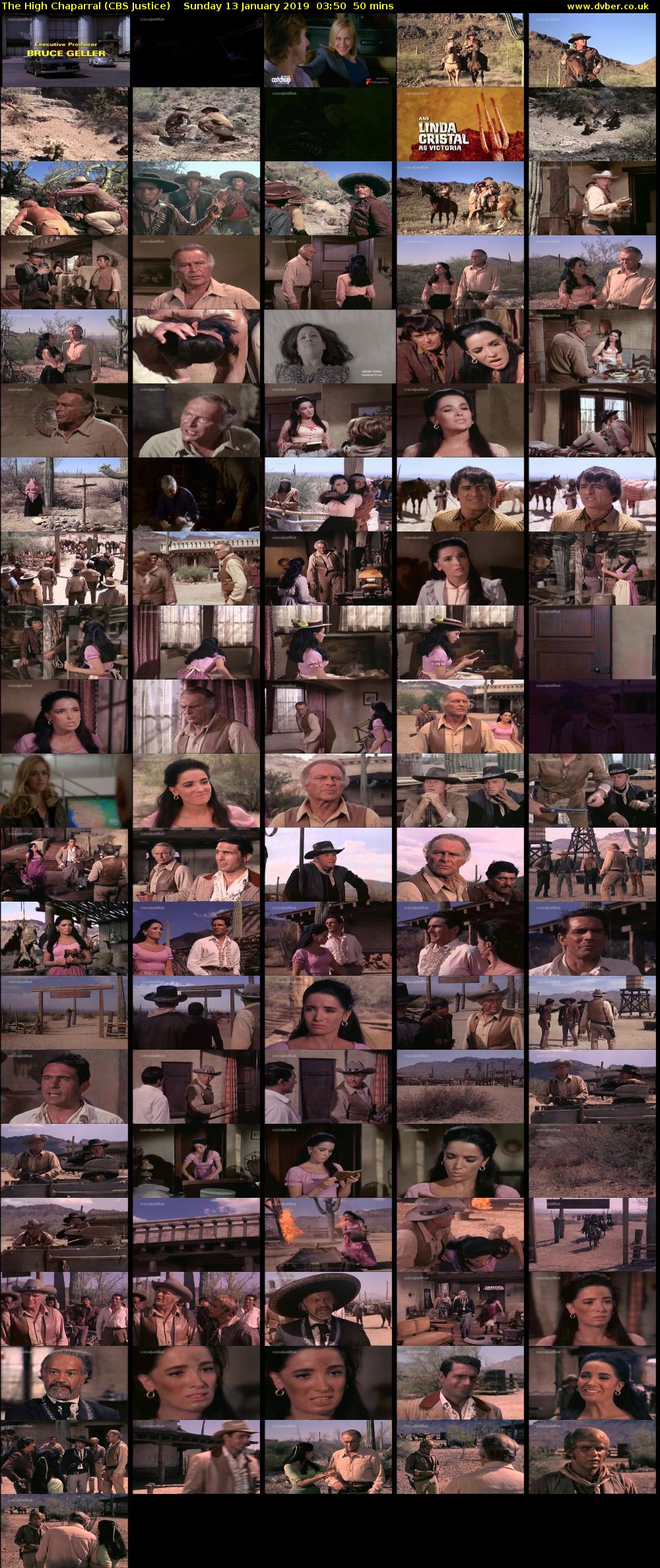The High Chaparral (CBS Justice) Sunday 13 January 2019 03:50 - 04:40