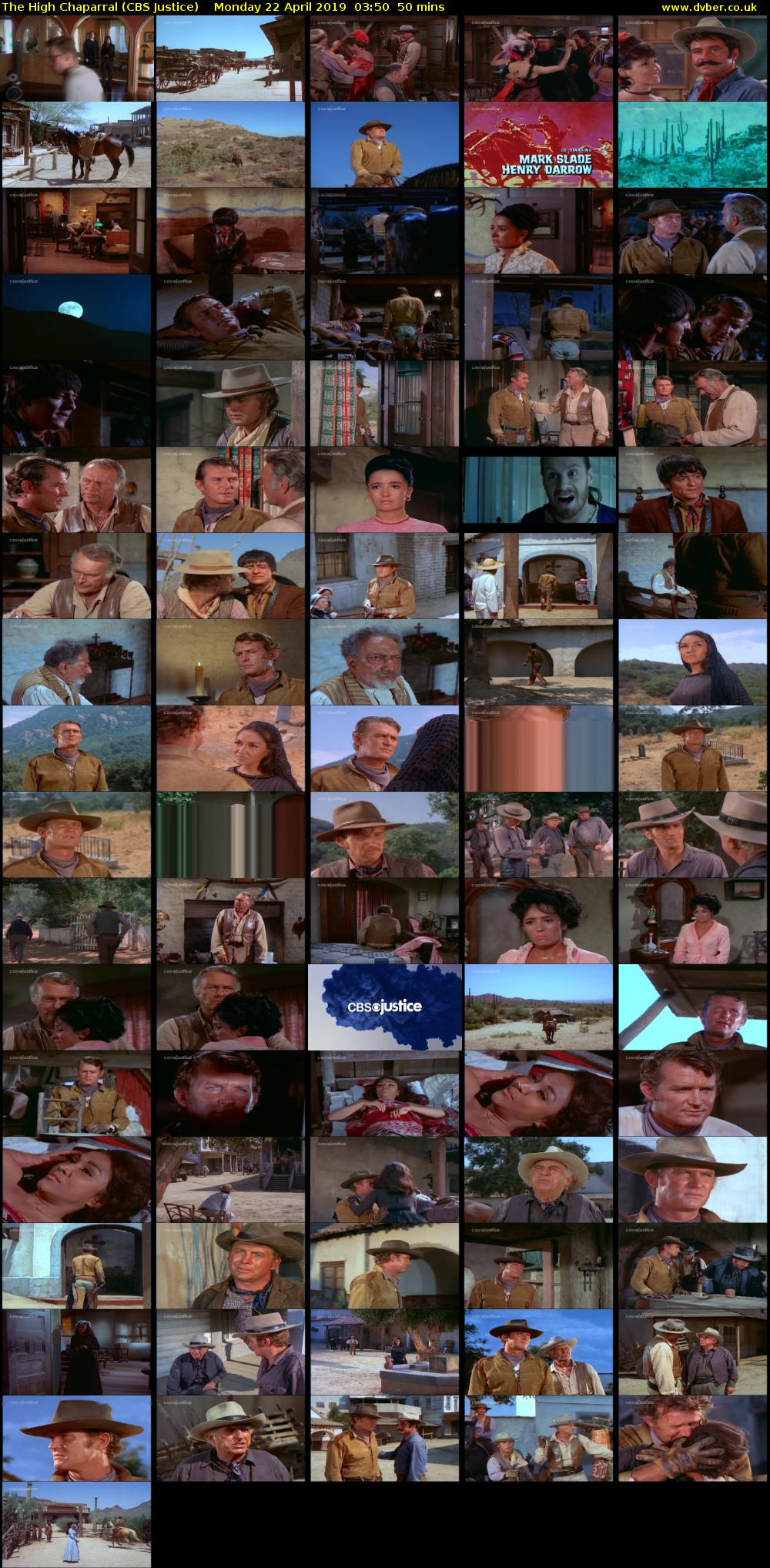 The High Chaparral (CBS Justice) Monday 22 April 2019 03:50 - 04:40