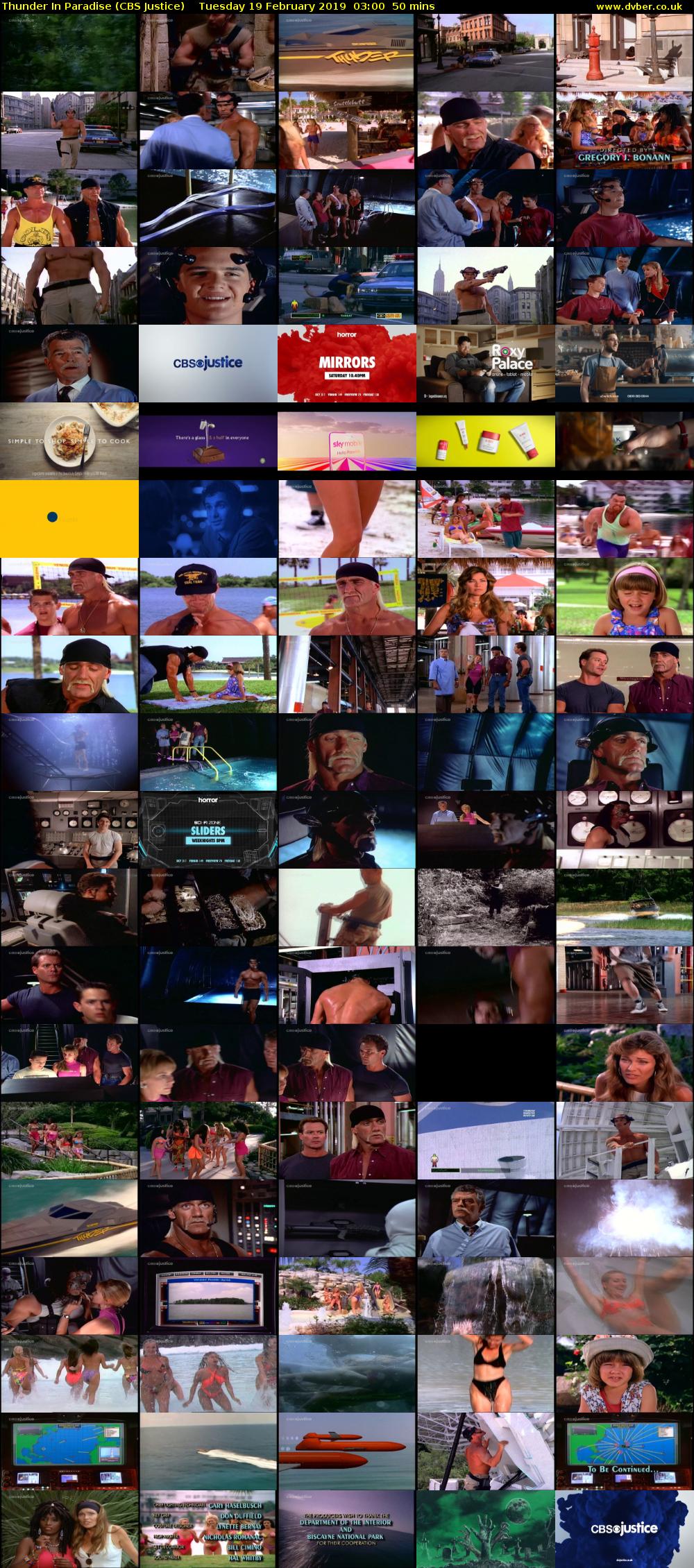 Thunder In Paradise (CBS Justice) Tuesday 19 February 2019 03:00 - 03:50